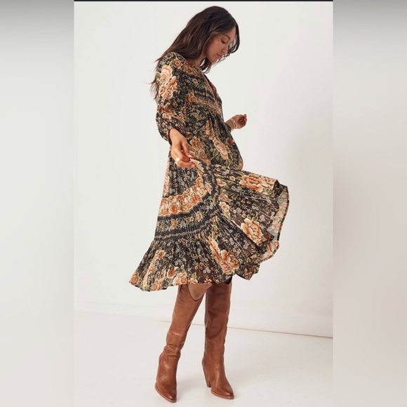 🆕✨ SPELL & THE GYPSY COLLECTIVE MYSTIC BOHO MIDI NIGHTFALL - Picture 3 of 6